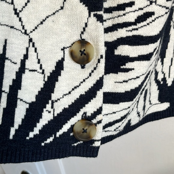 Madewell Broadway Cardigan Sweater in Tropical Vacation - Picture 7 of 10